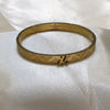 Louis Vuitton Embossed Golden Bracelet