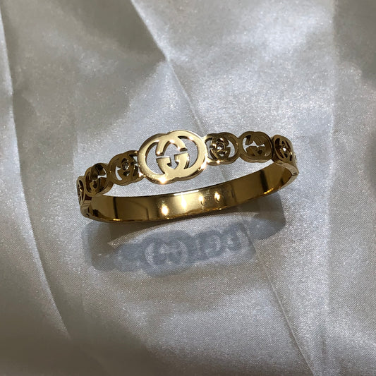 Gucci Cross GG Golden Bracelet