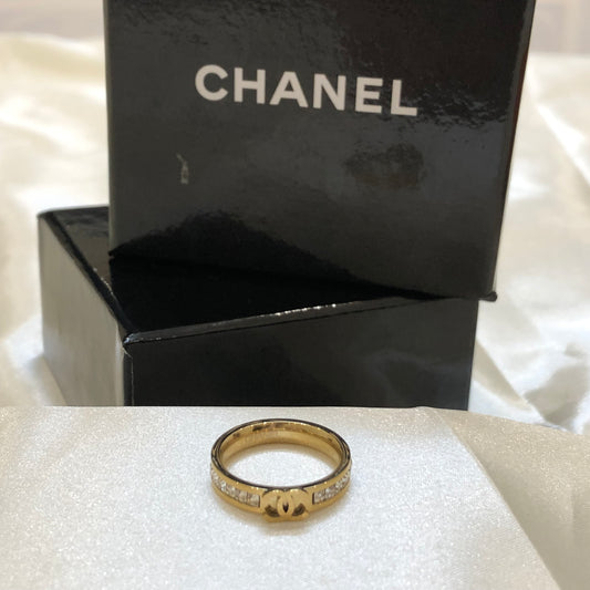 Chanel Logo Golden Ring