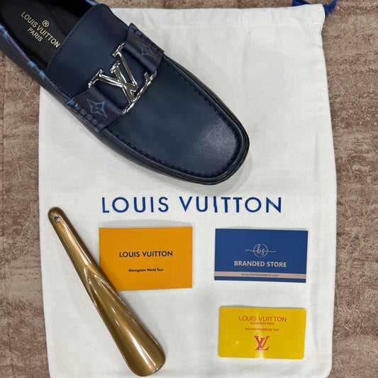 Louis Vuitton Blue Flower Normal Loafer