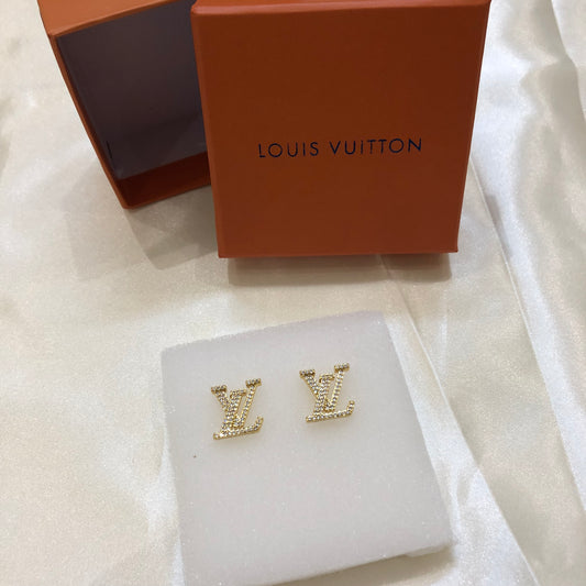 Louis Vuitton Golden Earrings Studs