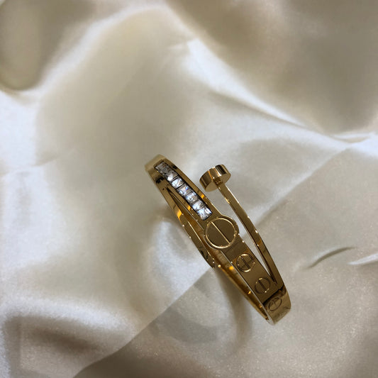 Cartier Golden Round Bracelet