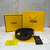 Fendi FF Black Buckle Reversible Belt Black/Brown