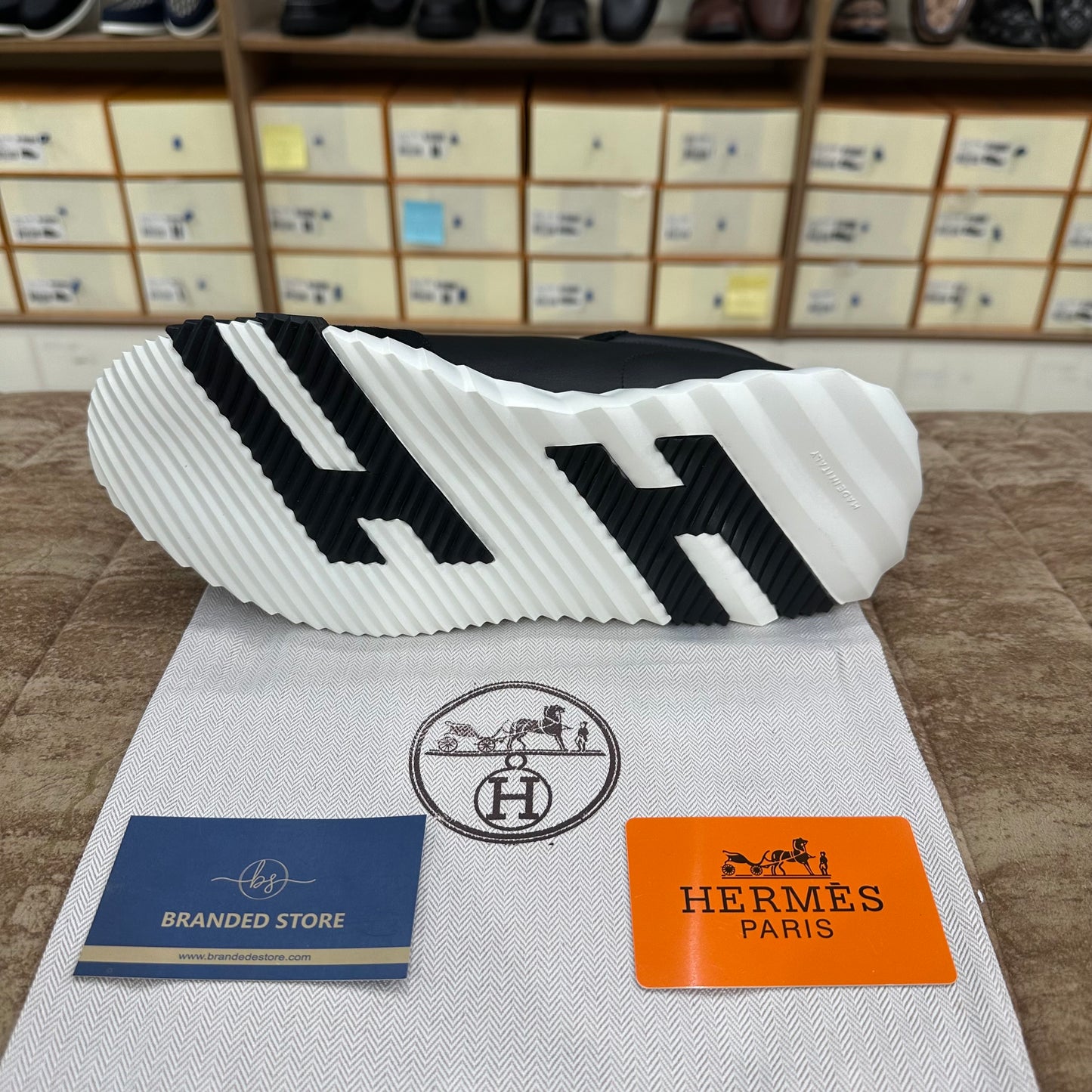 Hermes Bouncing Sneaker - Black