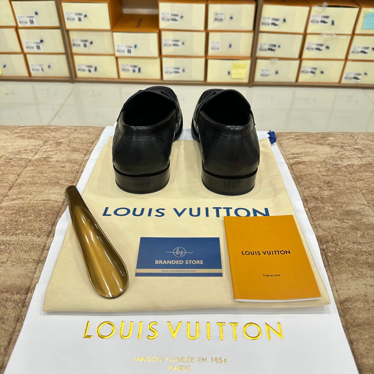 Louis Vuitton Black Shine Pro Major Loafer