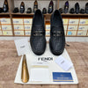 .Fendi Black Grey Major Loafers