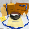 LV Round Logo Reversible Belt Brown/Black