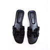 Hermes Black Color Women Slides