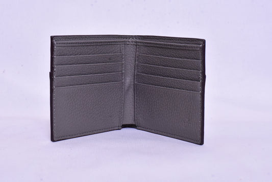 Gucci Grey GG Leather Wallet