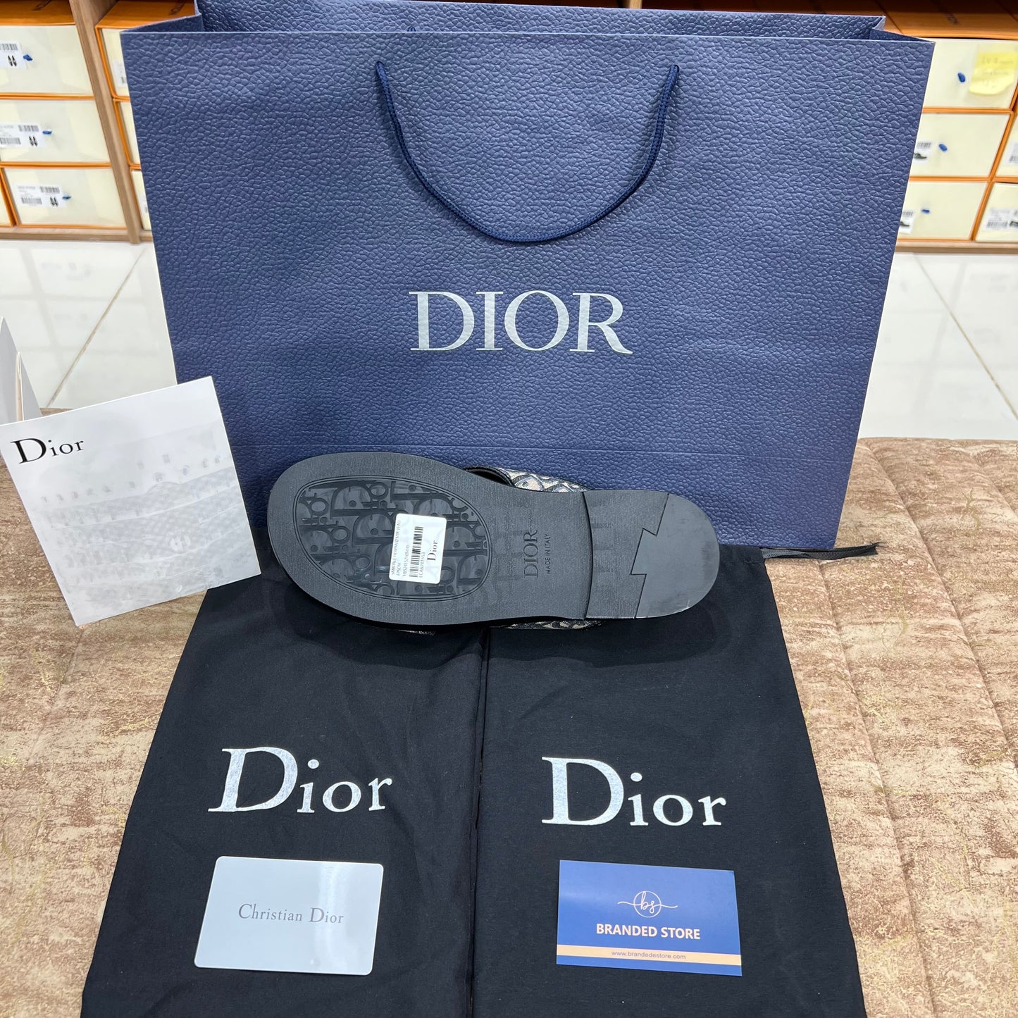 Dior Men's Sandal Beige and Black