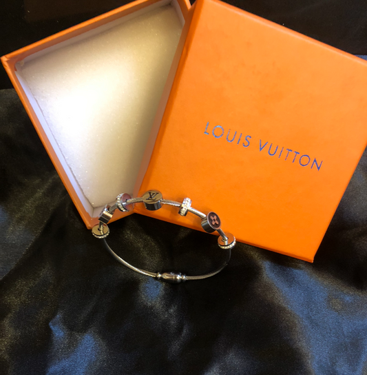 Louis Vuitton Silver Wire Bracelet