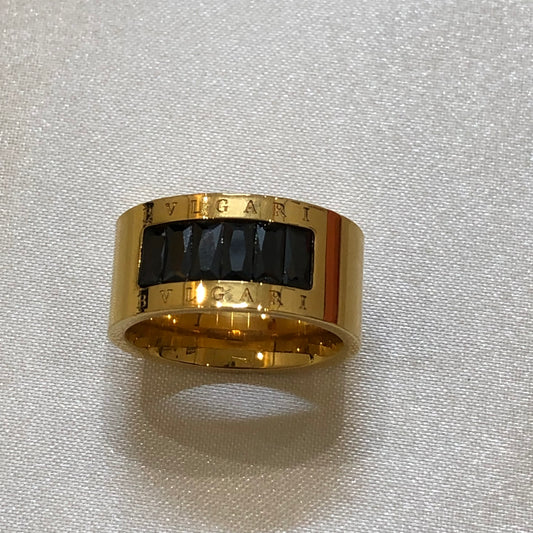 Bulgari Black & Golden Ring