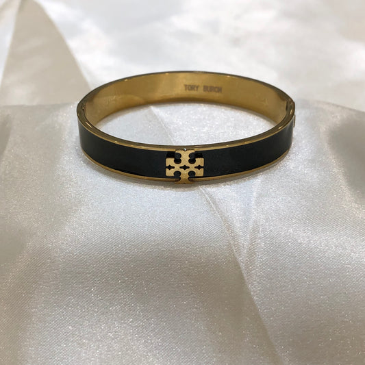 Tory Burch Black Golden Bracelet