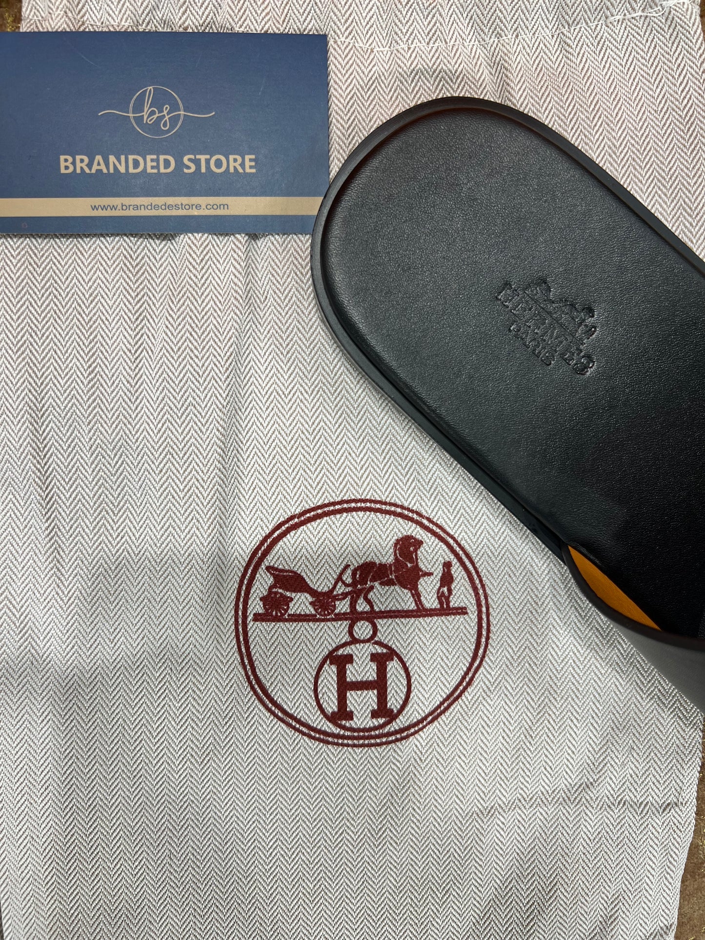 Hermes Men's Sandal Full Black