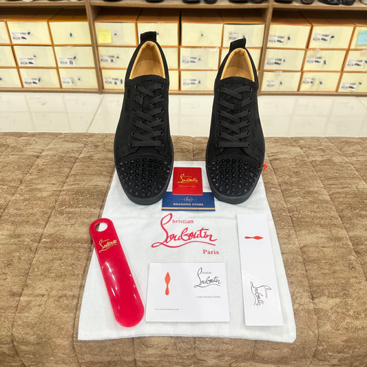 Christian Louboutin Sneakers Louis Junior Spikes - Black