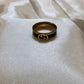 Gucci GG Logo Black Golden Ring