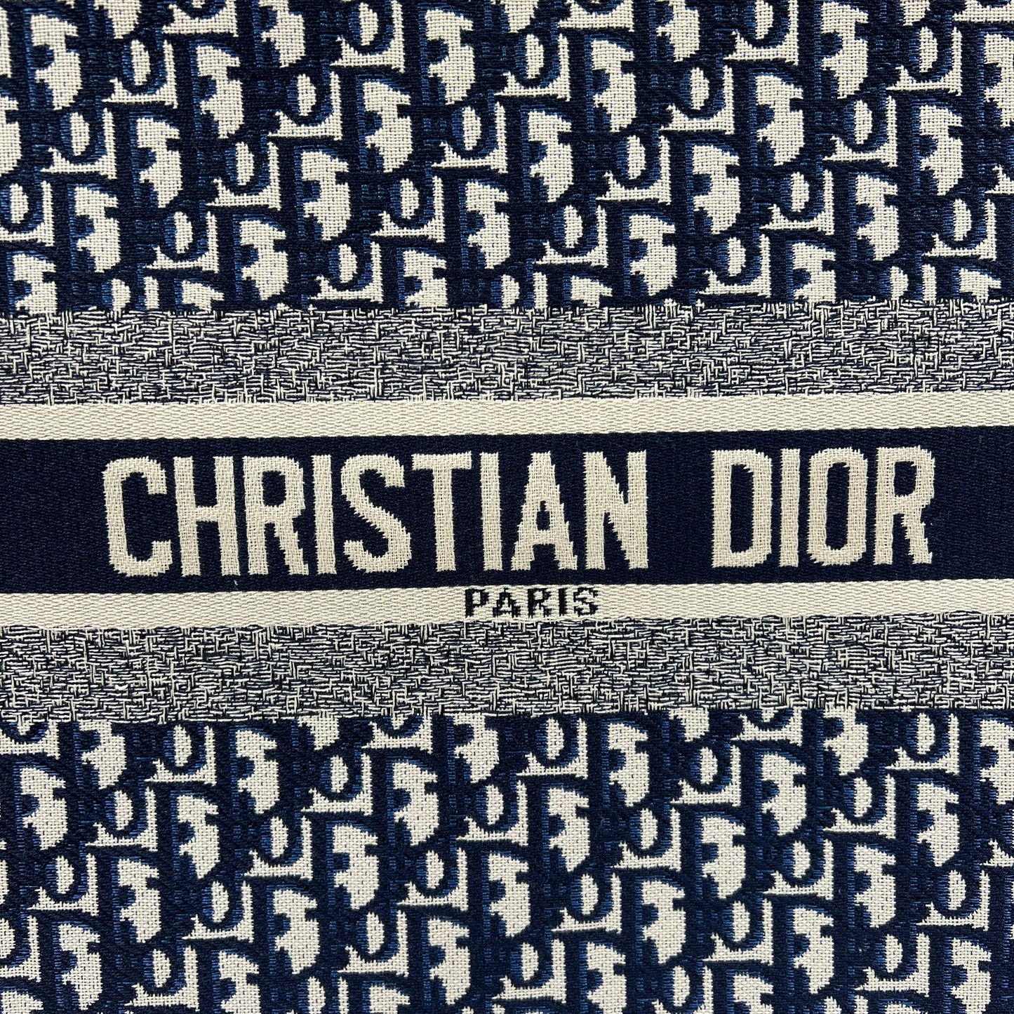 Dior Canvas Tote Bag Blue