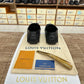 Louis Vuitton Black Embossed Black Buckle Normal Loafer