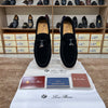 Loro Piana Summer Charms Walk Loafer Suede - Black