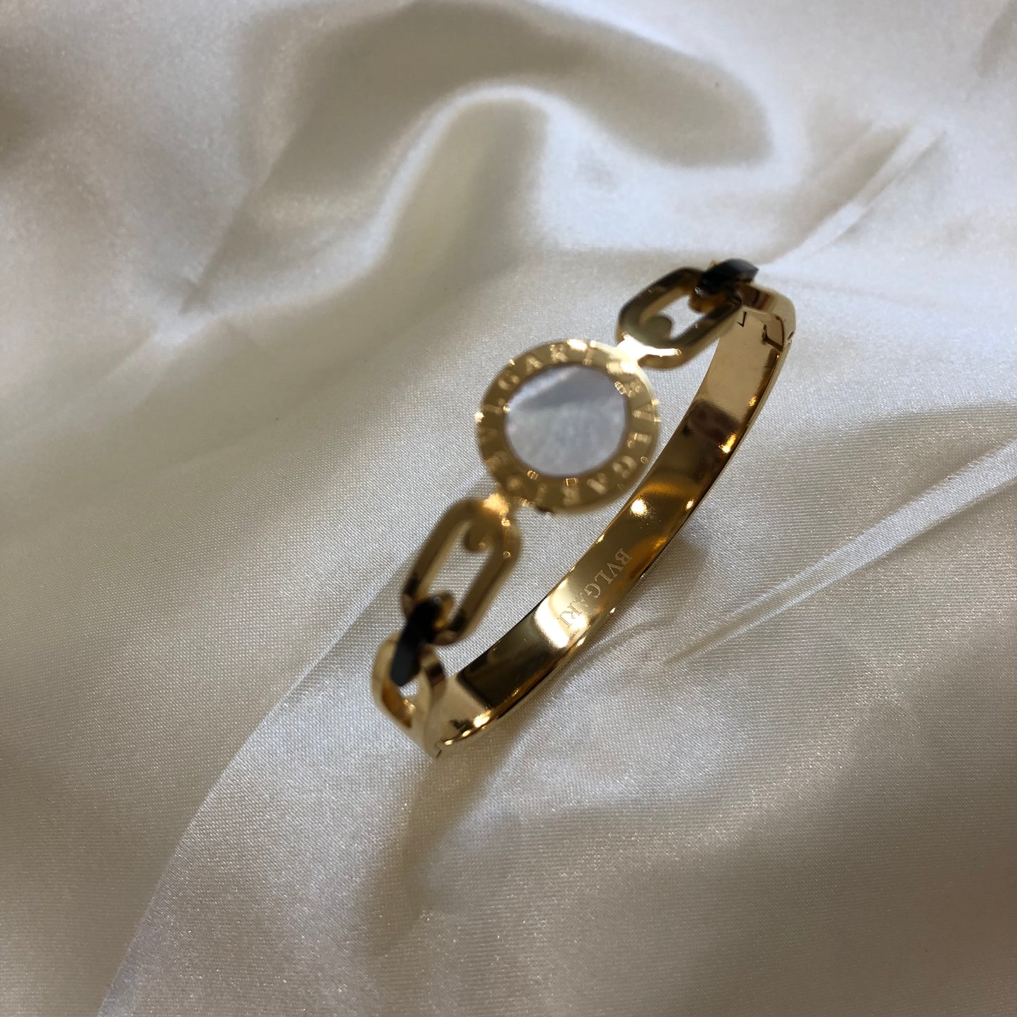 Bulgari Golden White Bracelet