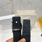Dior Black DIOR Buckle Reversible Belt Black