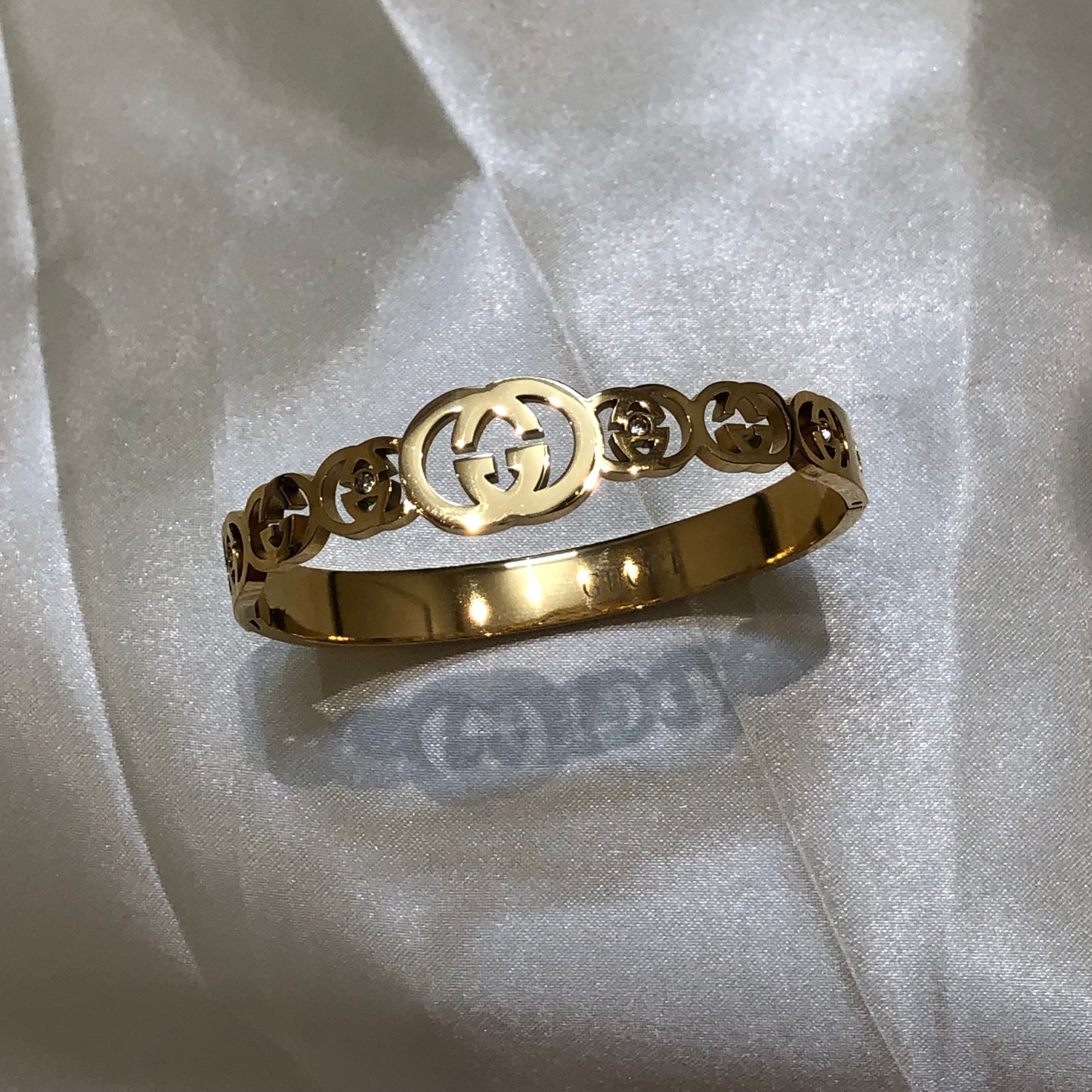 Gucci Cross GG Golden Bracelet