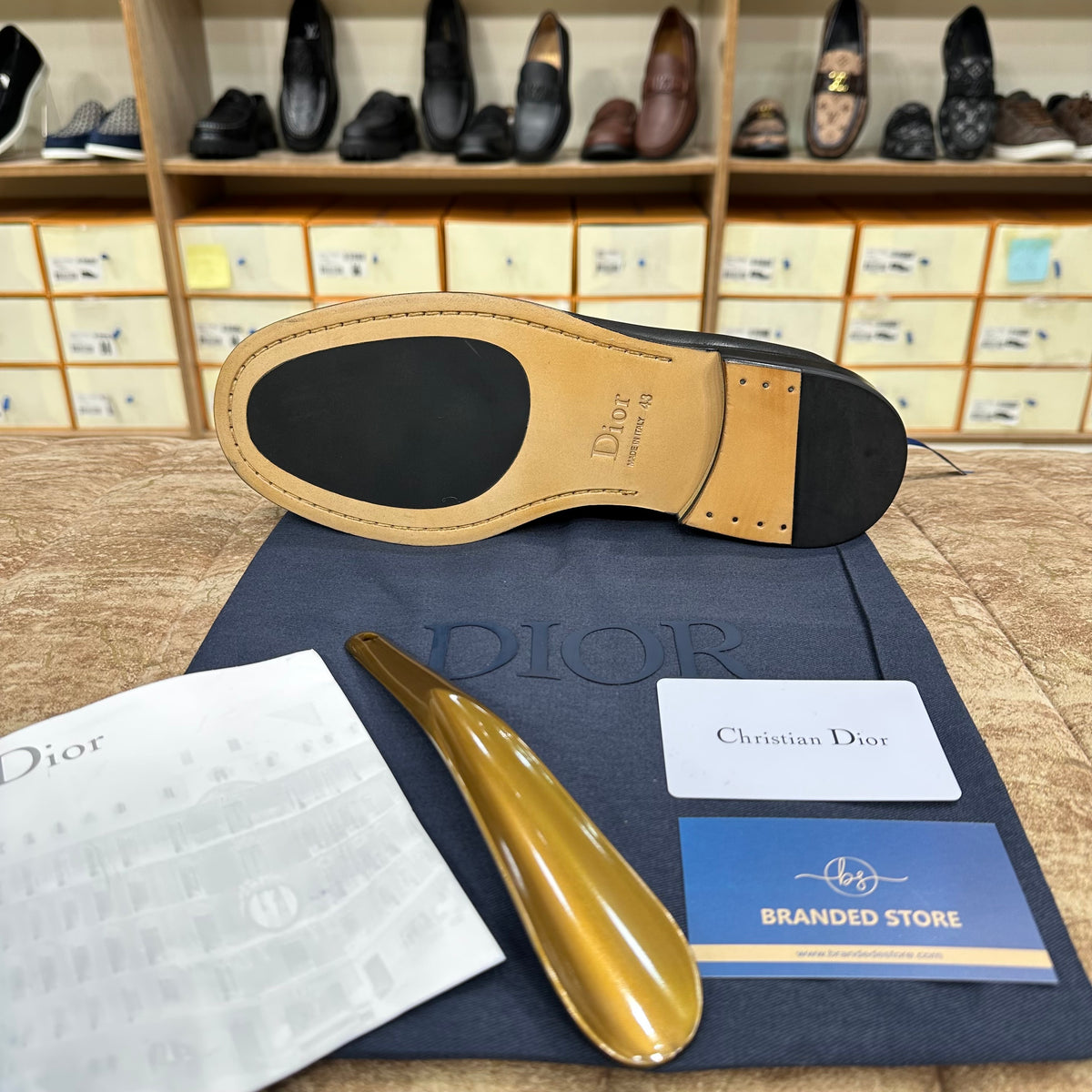 Dior - CD Logo Granville Loafer Black Suede Major