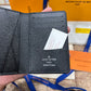 Louis Vuitton Grey Checked Pocket Organizer Wallet