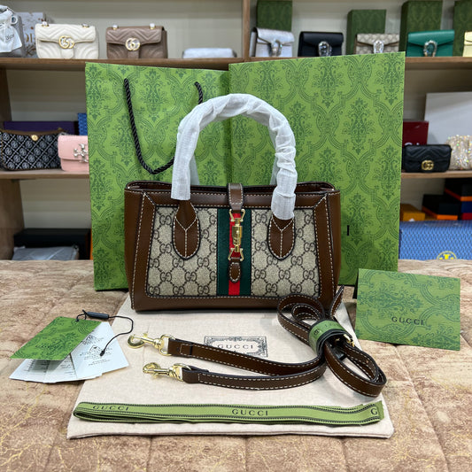 Gucci GG Pattern Brown Bag Mini