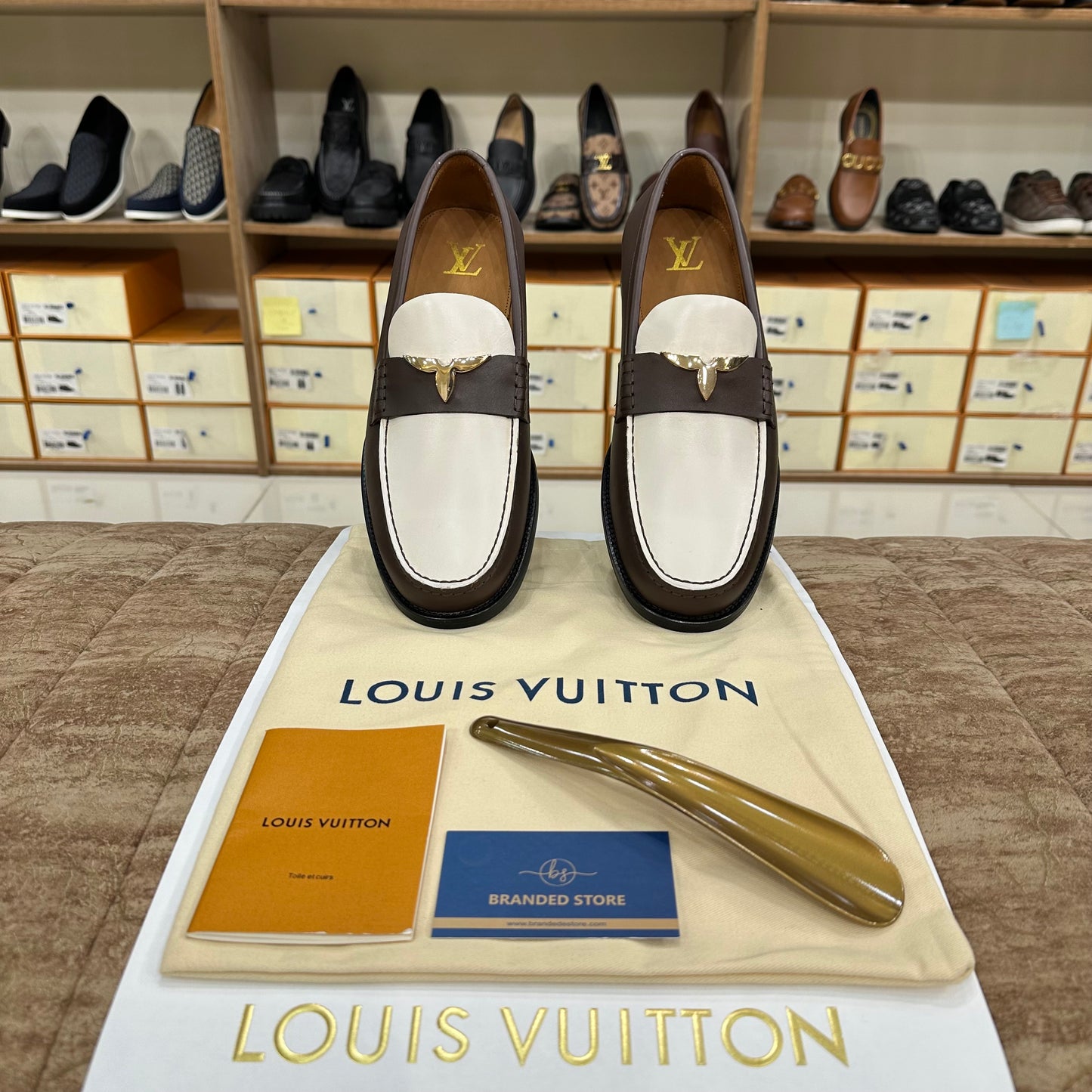 Louis Vuitton - Oxford Major Loafer - Brown White