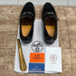 Hermes Black Silver Buckle Major Loafer