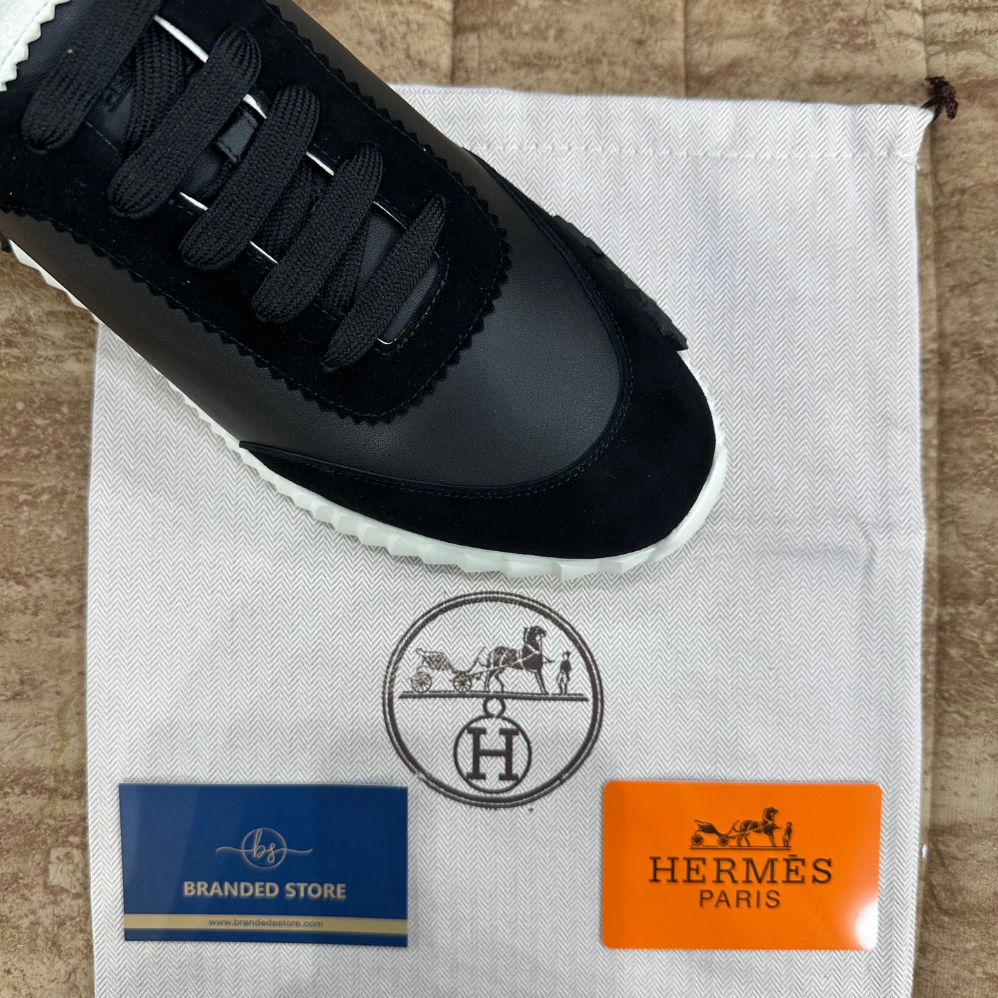 Hermes Bouncing Sneaker - Black