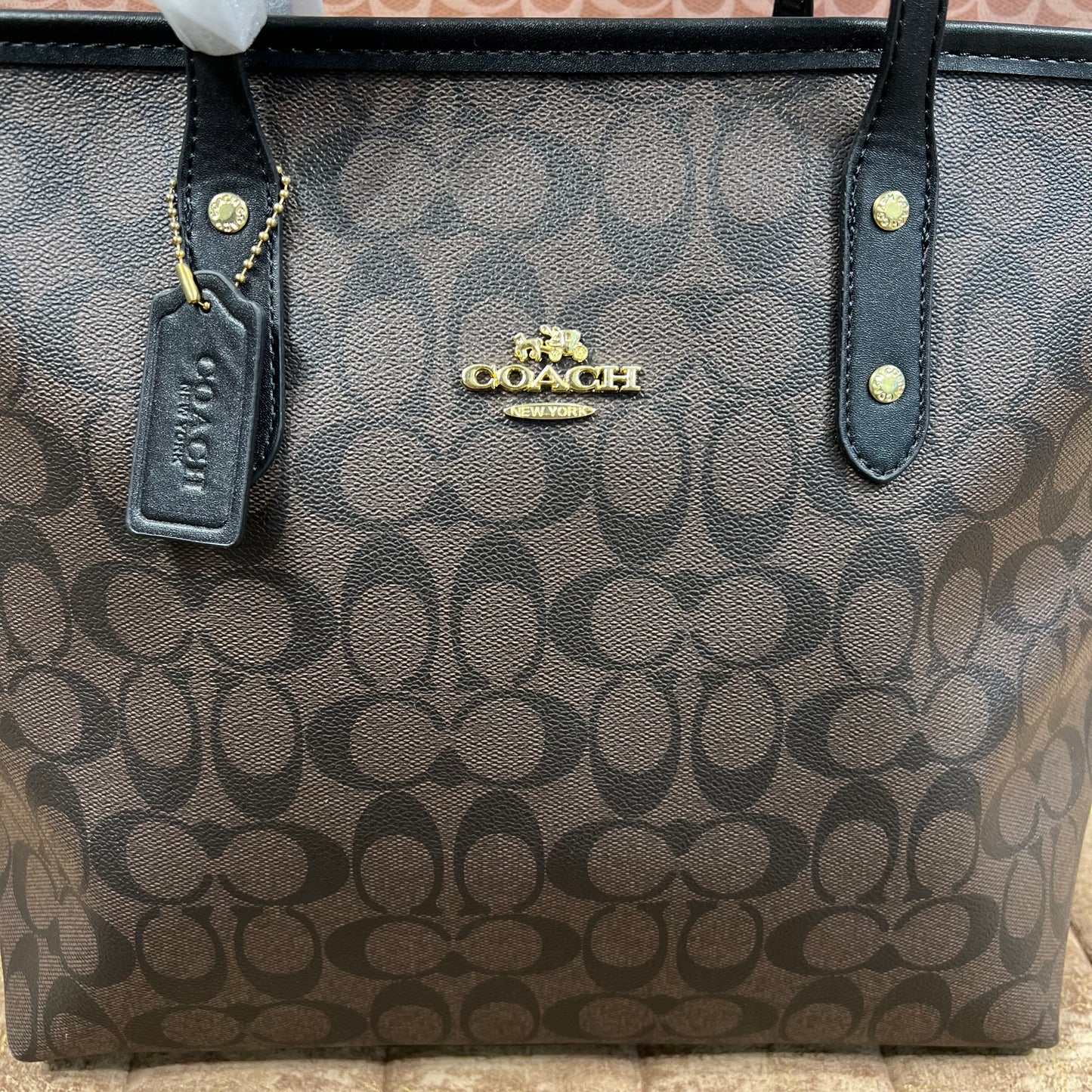 Coach Brown Tote Bag