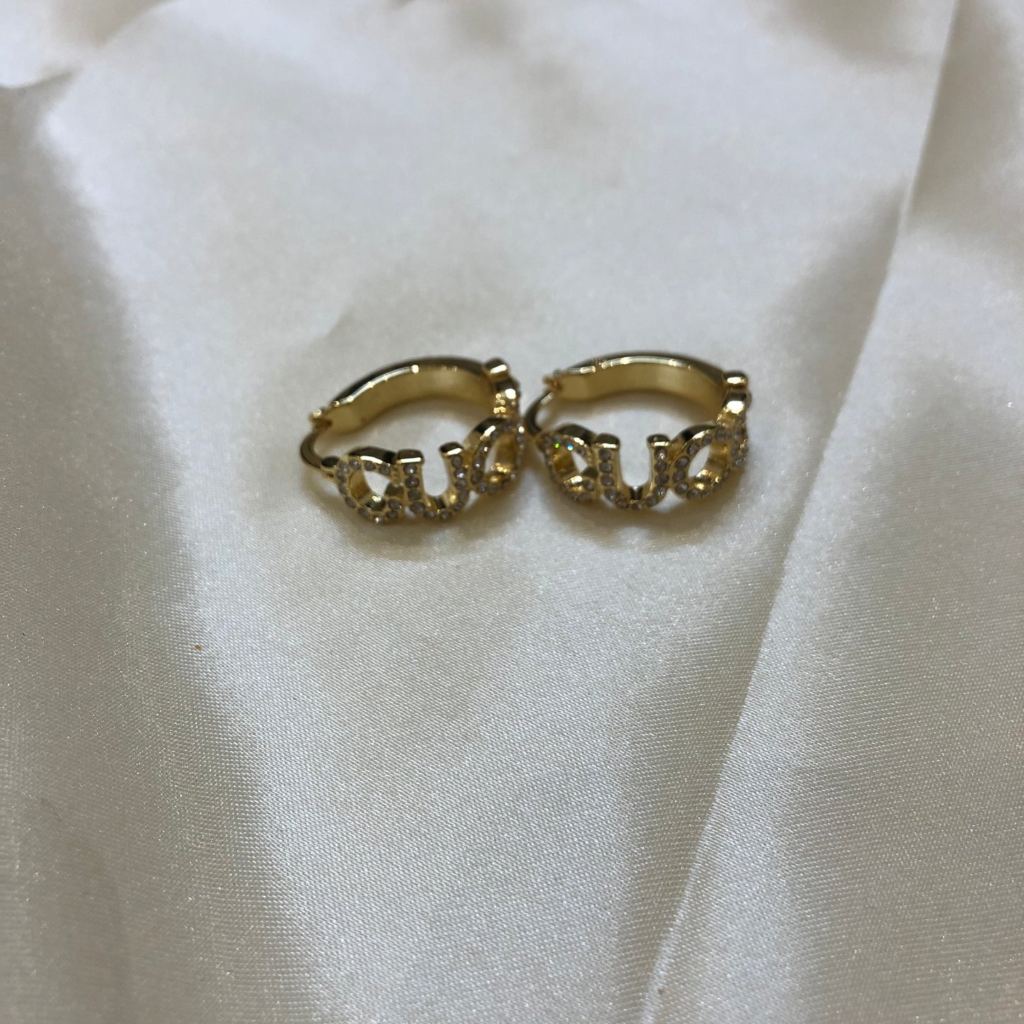 Gucci Logo Golden Earrings