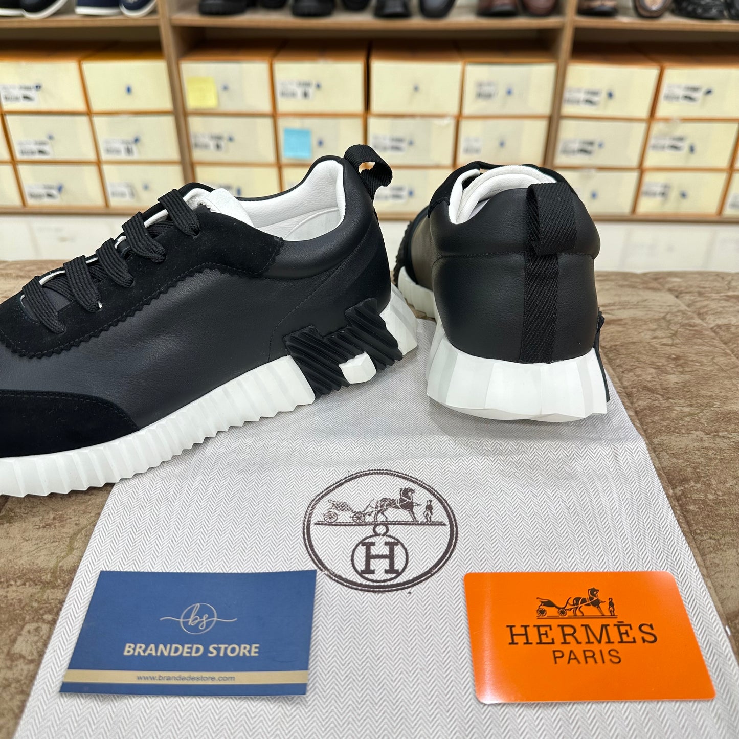 Hermes Bouncing Sneaker - Black