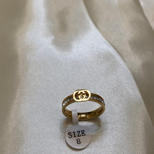 Gucci GG Logo Golden Ring