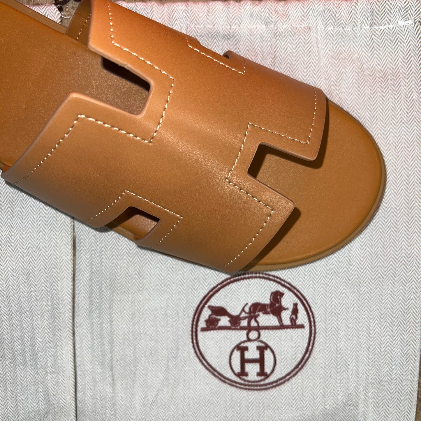 Hermes Men's Sandal Full Brown