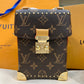 Louis.Vuitton Mini Side Brown Bag