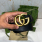 Gucci Golden GG Buckle Belt Black