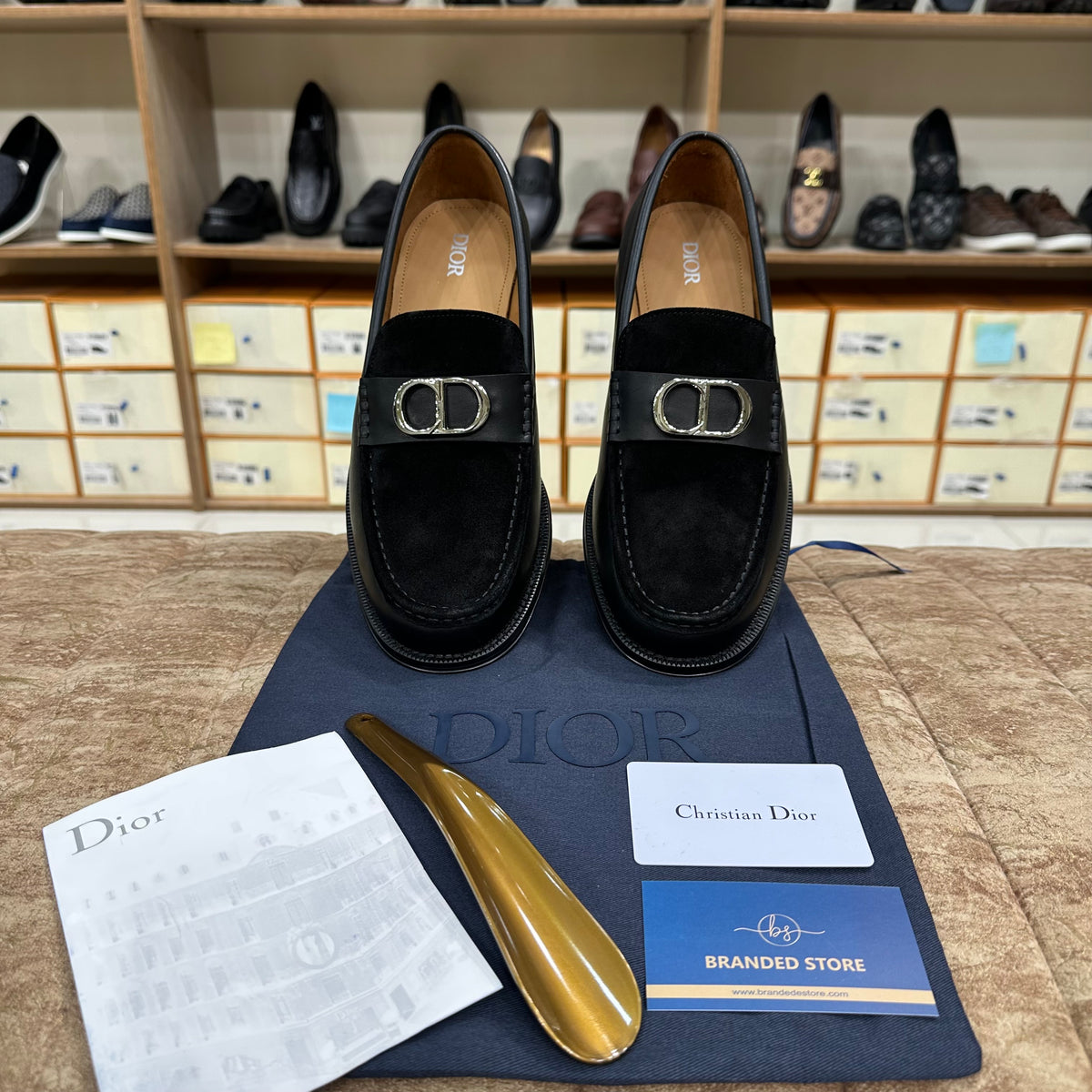 Dior - CD Logo Granville Loafer Black Suede Major