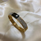 Bulgari Shine Black Golden Bracelet