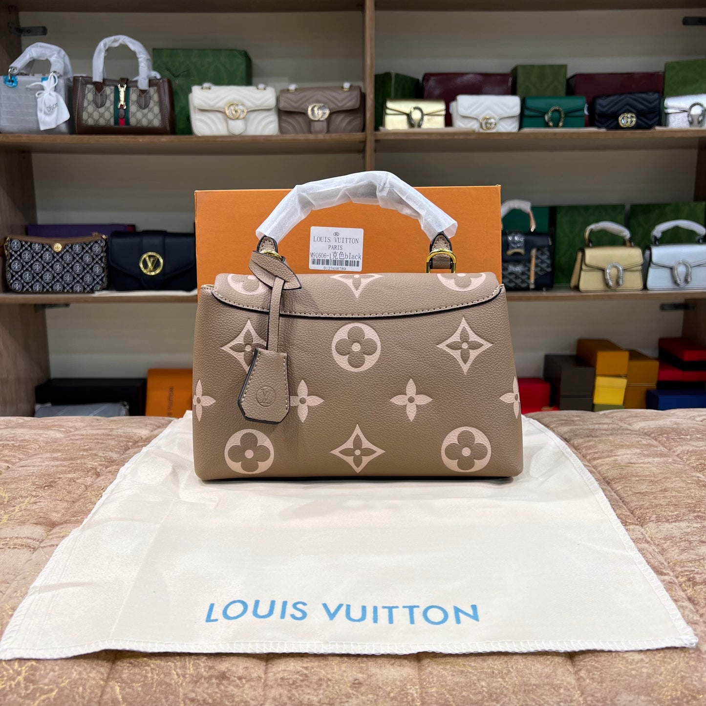 Louis.Vuitton Grey Mini Bag