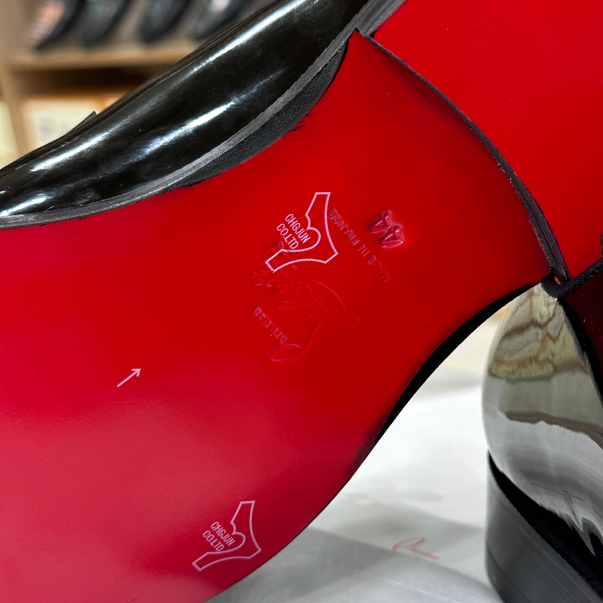 Christian Louboutin Chambeliss Patent Major Shoes