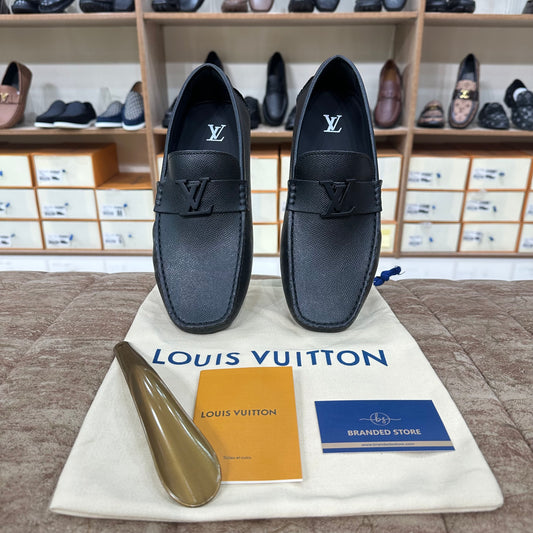 Louis Vuitton Black Buckle Normal Loafers
