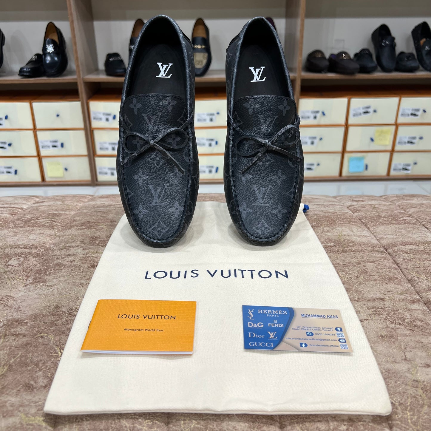 Louis Vuitton Grey Printed Normal Loafers