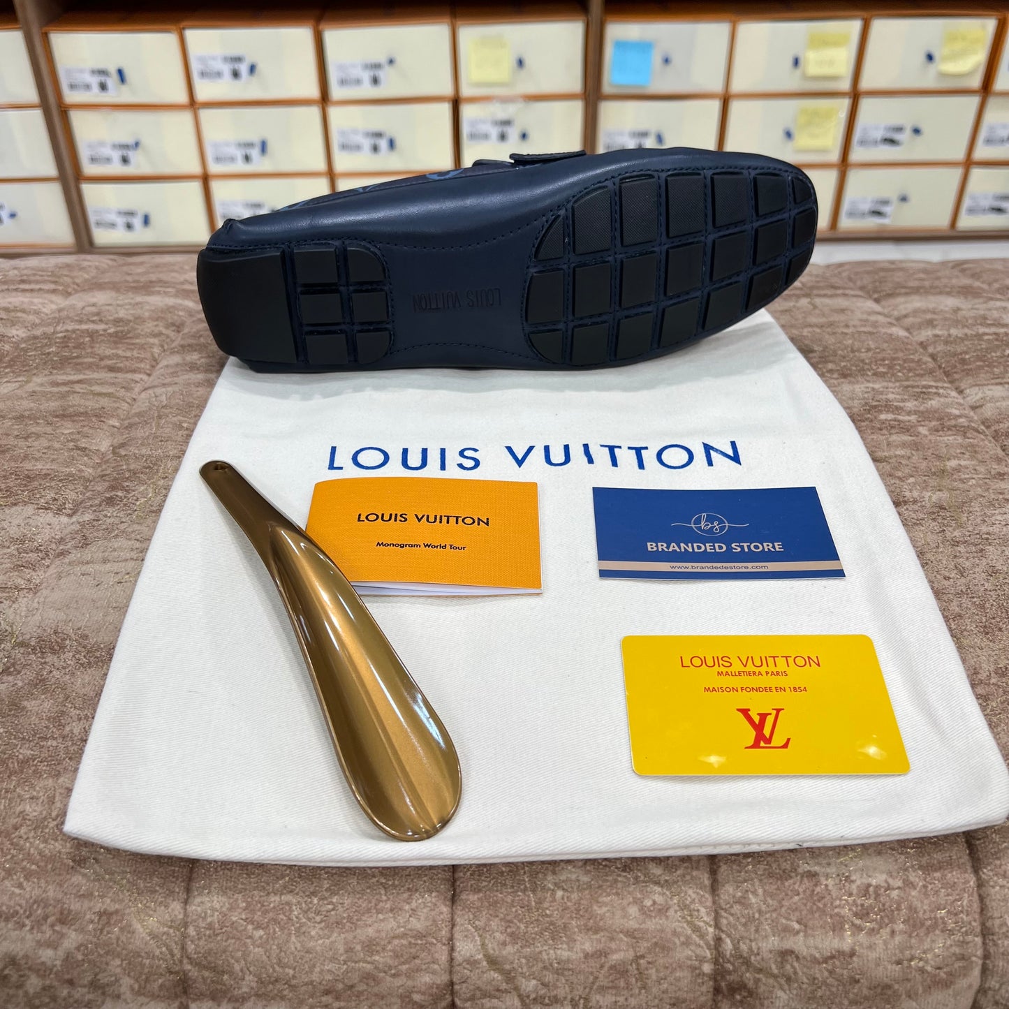 Louis Vuitton Blue Flower Normal Loafer