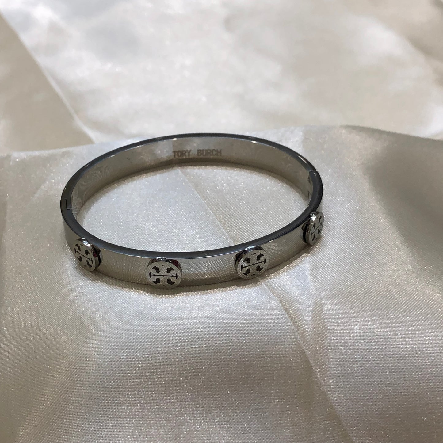Tory Burch Stud Silver Bracelet