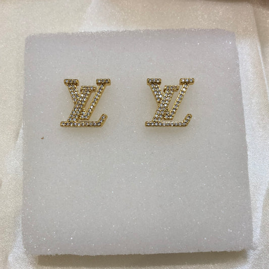 Louis Vuitton Golden Earrings Studs