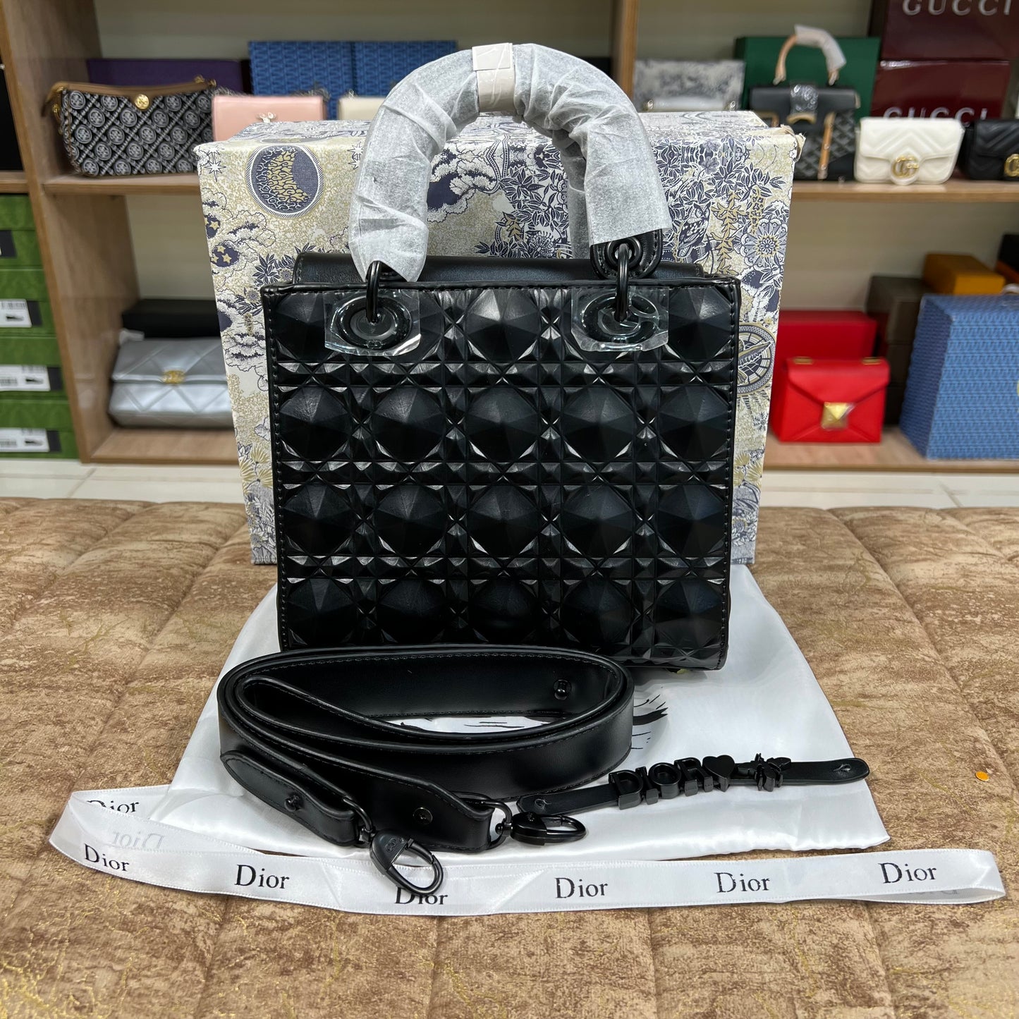 Dior Lady Dior Black Bag