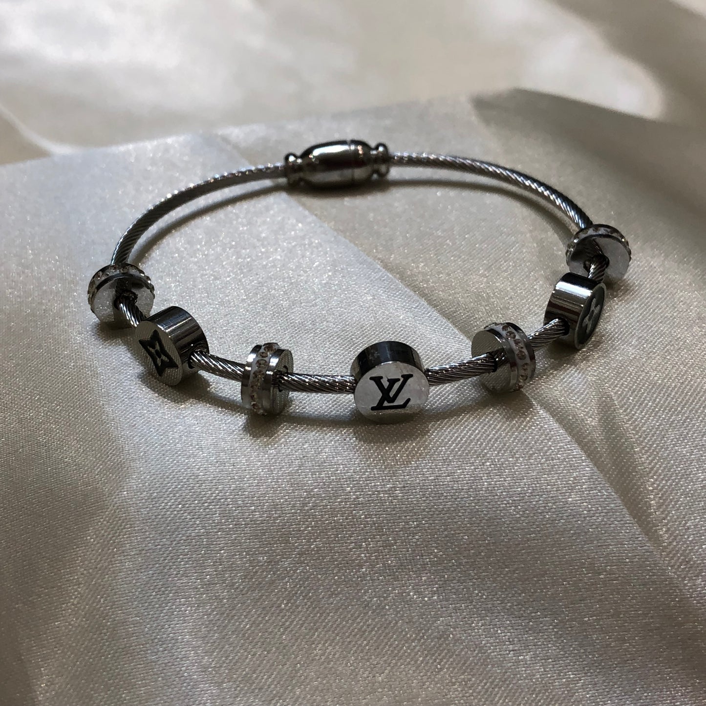 Louis Vuitton Silver Wire Bracelet